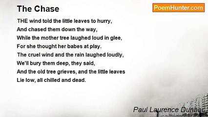 Paul Laurence Dunbar - The Chase