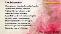 Paul Laurence Dunbar - The Discovery