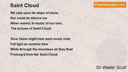 Sir Walter Scott - Saint Cloud