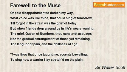 Sir Walter Scott - Farewell to the Muse