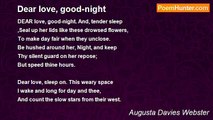 Augusta Davies Webster - Dear love, good-night