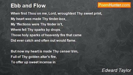 Edward Taylor - Ebb and Flow