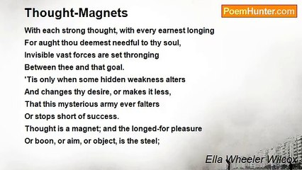 Ella Wheeler Wilcox - Thought-Magnets