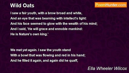 Ella Wheeler Wilcox - Wild Oats