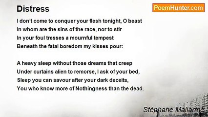 Stéphane Mallarmé - Distress