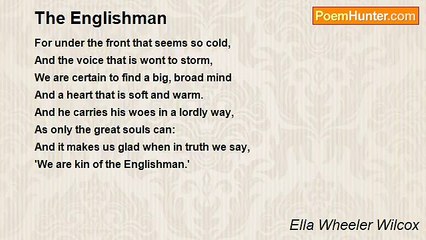 Ella Wheeler Wilcox - The Englishman