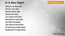 Paul Eluard - In A New Night