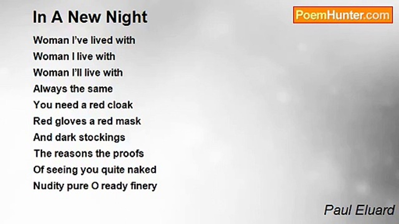 Paul Eluard - In A New Night