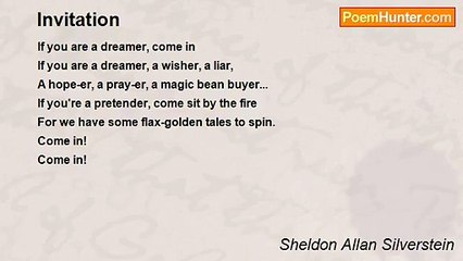 Sheldon Allan Silverstein - Invitation