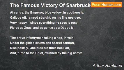Arthur Rimbaud - The Famous Victory Of Saarbrucken