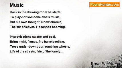 Boris Pasternak - Music