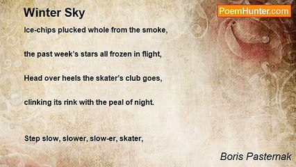Boris Pasternak - Winter Sky