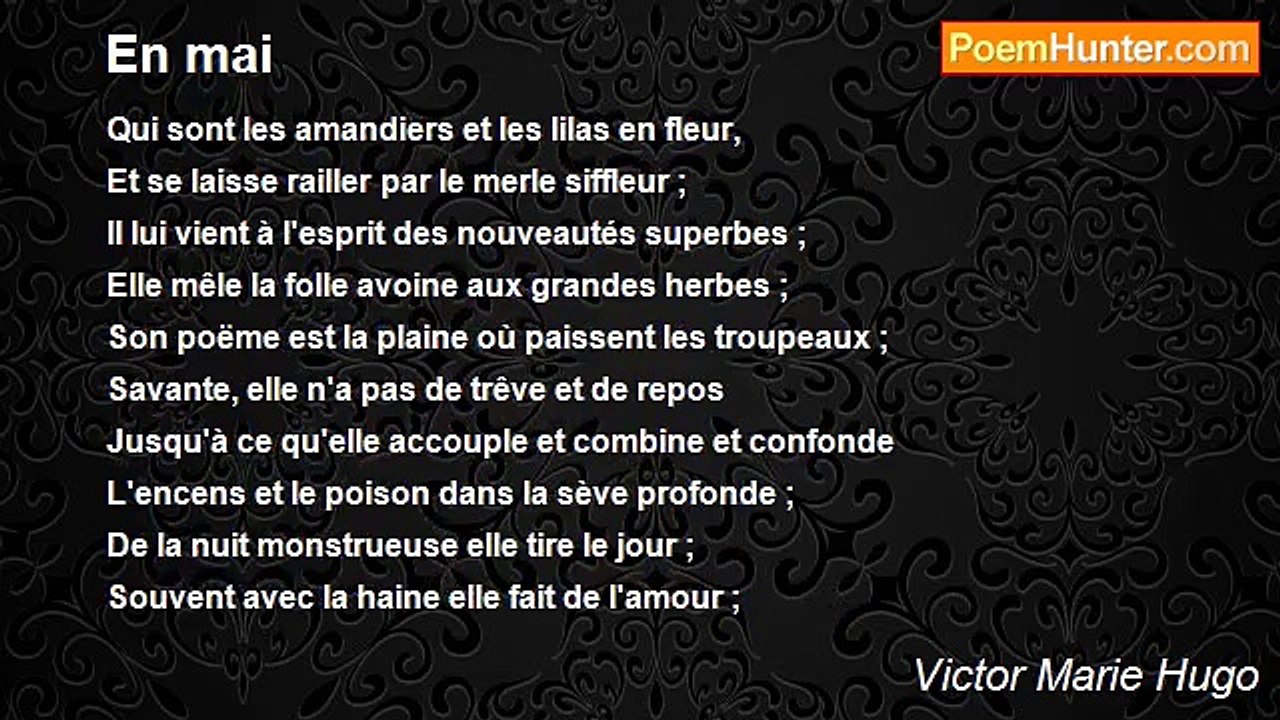 Victor Marie Hugo - En mai