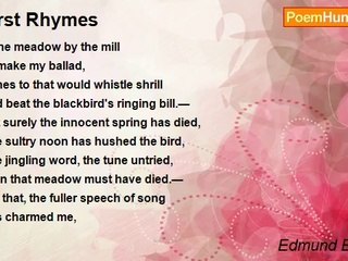 Edmund Blunden - First Rhymes