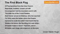 Victor Marie Hugo - The First Black Flag