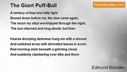 Edmund Blunden - The Giant Puff-Ball