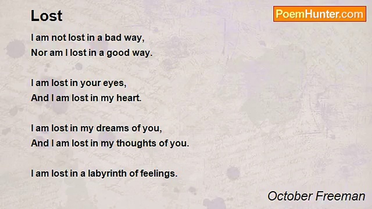 October Freeman - Lost