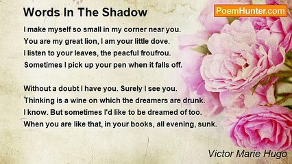 Victor Marie Hugo - Words In The Shadow