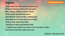 William Wordsworth - Gipsies