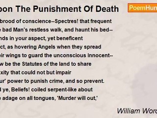 William Wordsworth - Upon The Punishment Of Death