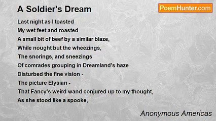 Anonymous Americas - A Soldier's Dream
