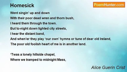 Alice Guerin Crist - Homesick