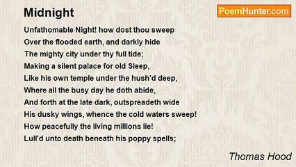 Thomas Hood - Midnight