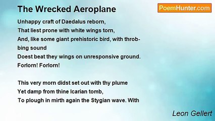 Leon Gellert - The Wrecked Aeroplane