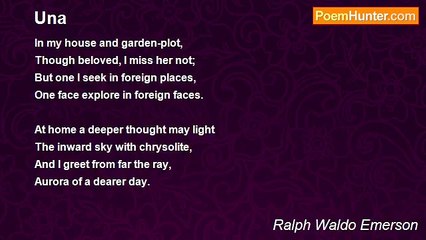 Ralph Waldo Emerson - Una