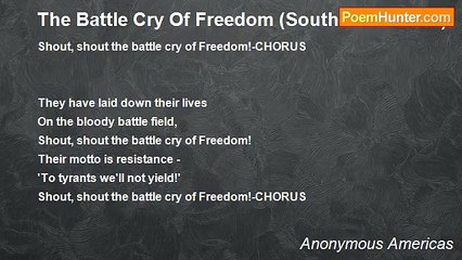 Anonymous Americas - The Battle Cry Of Freedom (Southern Version)