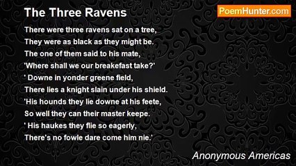 Anonymous Americas - The Three Ravens