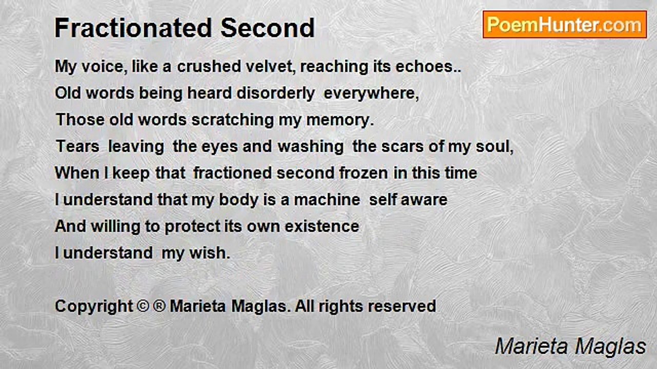 Marieta Maglas - Fractionated Second