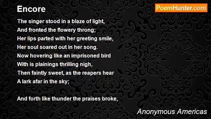 Anonymous Americas - Encore