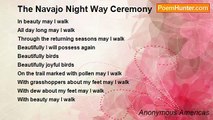 Anonymous Americas - The Navajo Night Way Ceremony