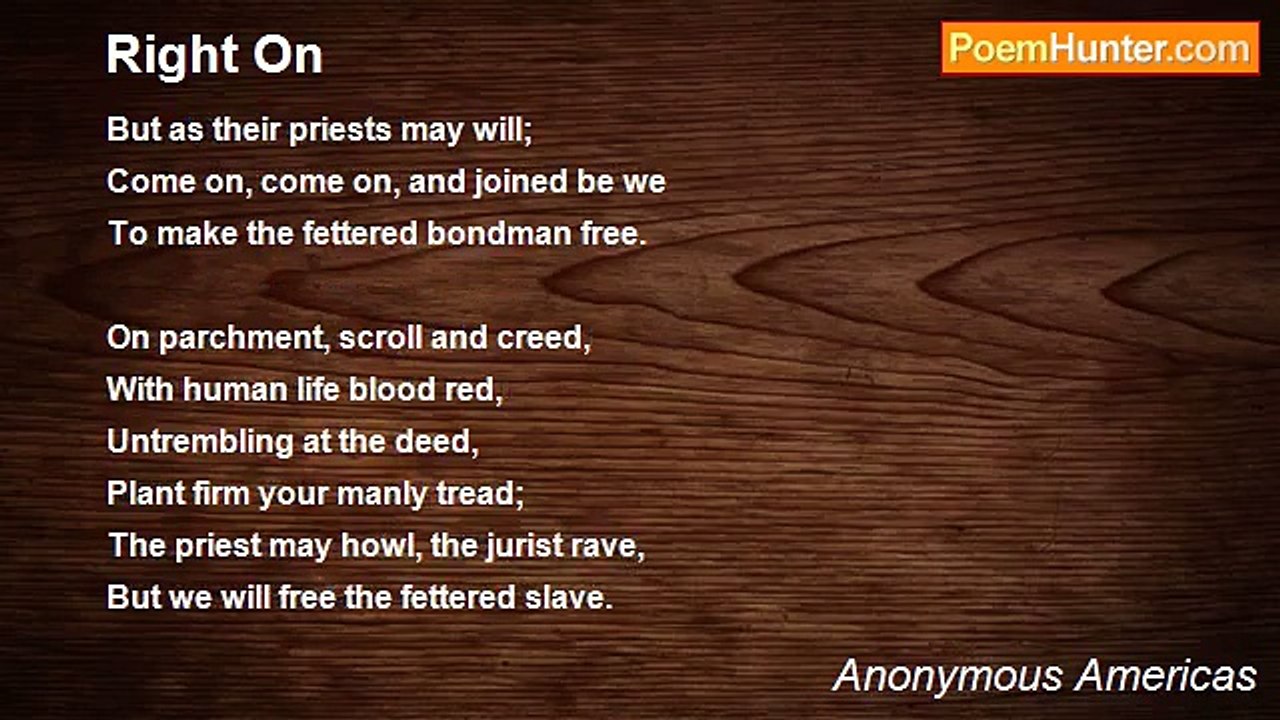 Anonymous Americas - Right On
