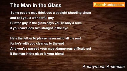 Anonymous Americas - The Man in the Glass