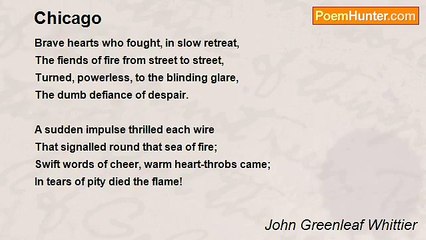 John Greenleaf Whittier - Chicago