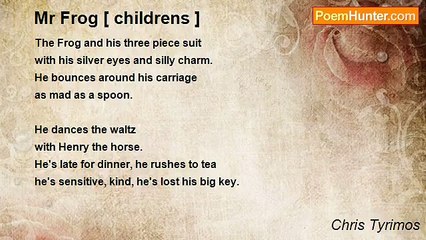 Chris Tyrimos - Mr Frog [ childrens ]
