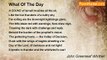 John Greenleaf Whittier - What Of The Day