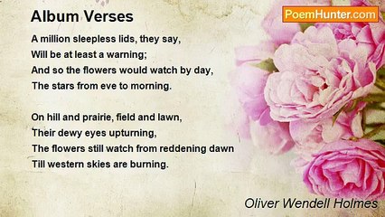 Oliver Wendell Holmes - Album Verses