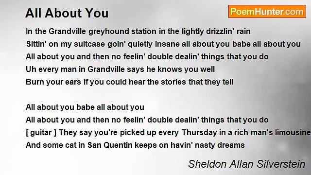 Sheldon Allan Silverstein - All About You