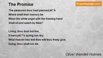 Oliver Wendell Holmes - The Promise