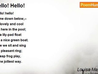 Louisa May Alcott - Hello! Hello!