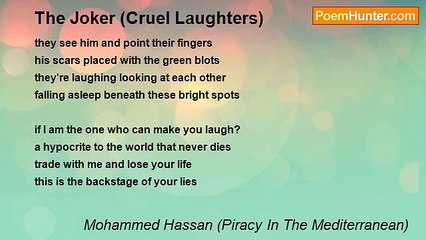 Mohammed Hassan (Piracy In The Mediterranean) - The Joker (Cruel Laughters)