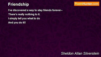 Sheldon Allan Silverstein - Friendship