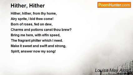 Louisa May Alcott - Hither, Hither