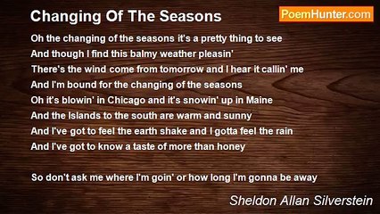 Sheldon Allan Silverstein - Changing Of The Seasons