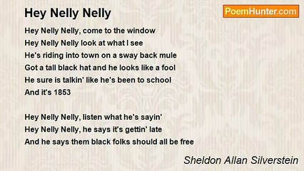 Sheldon Allan Silverstein - Hey Nelly Nelly