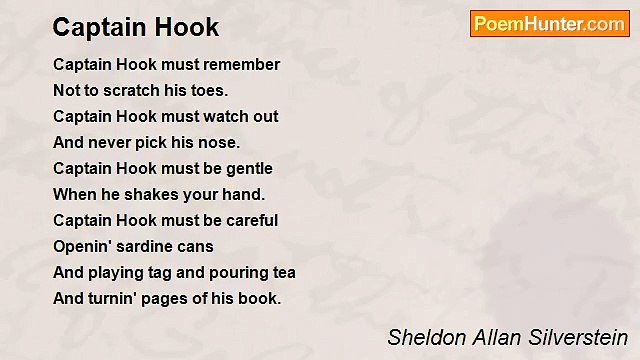 Sheldon Allan Silverstein - Captain Hook
