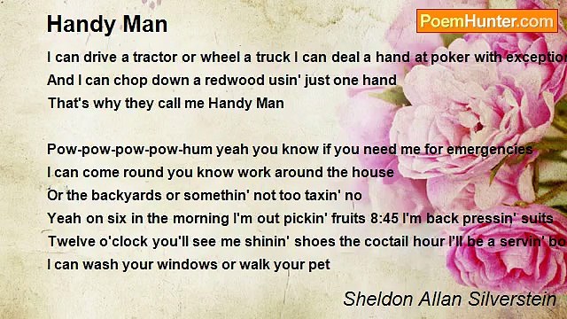 Sheldon Allan Silverstein - Handy Man